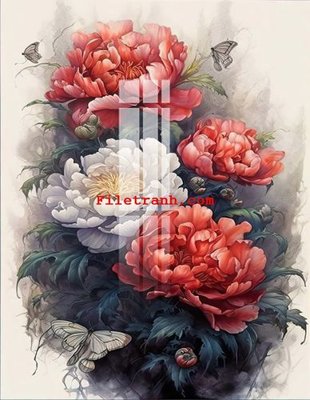 File gốc File gốc in tranh nền tường tổng hợp K62406 (in mica) làm bảng hiệu