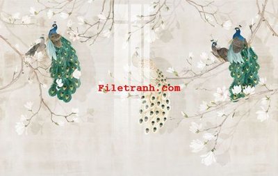 File tranh File gốc in tranh nền tường tổng hợp K62478 (gốc) in trên kính