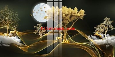 File PSD File gốc in tranh nền tường tổng hợp K62486 (nguyên gốc) chất lượng cao