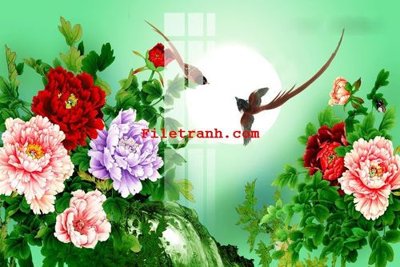 File tranh in trần 3D File gốc in tranh nền tường tổng hợp K62593 (ảnh gốc)