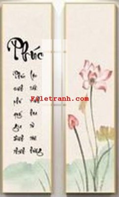 Tải file File gốc in tranh nền tường tổng hợp K62608 (PSD) cho in tranh kính