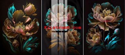 File gốc File gốc in tranh nền tường tổng hợp K62834 (PSD/TIFF) độ phân giải cao