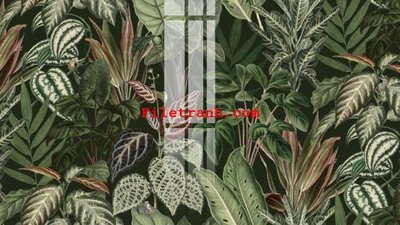 File gốc File gốc in tranh nền tường tổng hợp K63067 (in lụa) hoa văn cổ điển