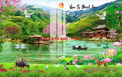 Tải file tranh gốc File gốc in tranh nền tường tổng hợp K63827 chất lượng cao