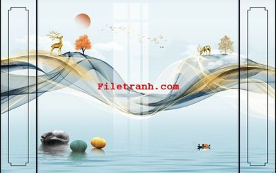 Cung cấp file tranh gốc File gốc in tranh nền tường tổng hợp K64112 độc quyền