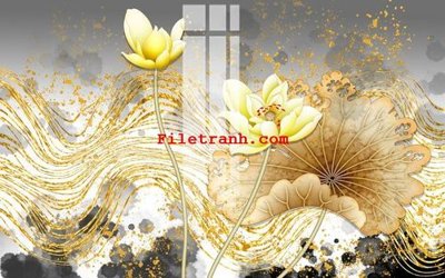 File tranh gốc File gốc in tranh nền tường tổng hợp K64463 (bản quyền) độc đáo