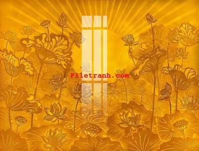 File gốc File gốc in tranh nền tường tổng hợp K64892 (in lụa) họa tiết 3D