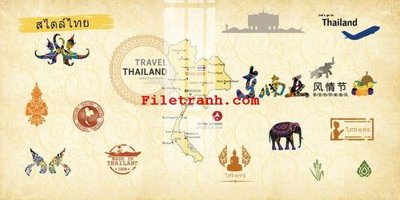 File PSD File gốc in tranh nền tường tổng hợp K65182 (bản gốc) dễ dàng edit