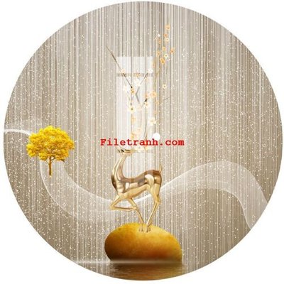 File in mica File gốc in tranh nền tường tổng hợp K65347 (bản gốc) siêu trong