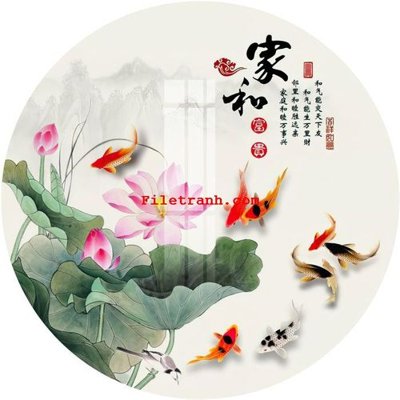 File gốc File gốc in tranh nền tường tổng hợp K65392 (cho in UV) siêu nét