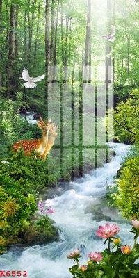 File gốc File gốc in tranh tổng hợp K6552 (in lụa) trang trí tường