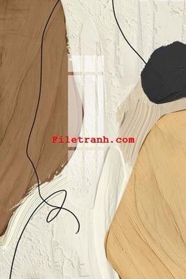 File gốc File gốc in tranh nền tường tổng hợp K65707 (in lụa) tranh mã đáo