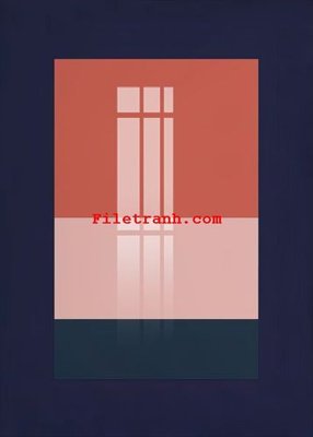 File in trần File gốc in tranh nền tường tổng hợp K65725 (bản gốc) đại dương