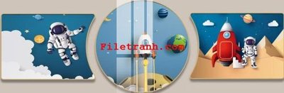 File gốc File gốc in tranh nền tường tổng hợp K66279 (cho in ấn) độc quyền