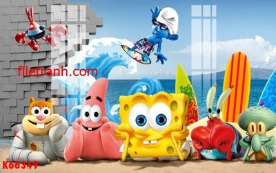 File PSD File gốc in tranh nền tường tổng hợp K66349 (nguyên gốc) chất lượng cao