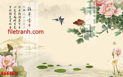 Tải file tranh File gốc in tranh nền tường tổng hợp K66364 (gốc) tại Filetranh.com
