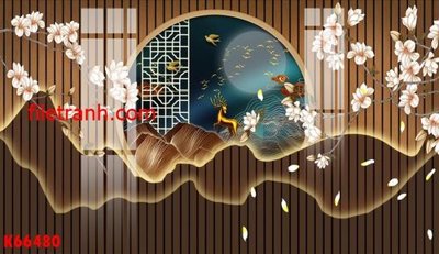 File tranh File gốc in tranh nền tường tổng hợp K66480 (ảnh gốc) không bị mờ