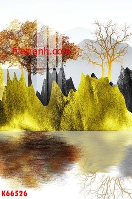 Ảnh gốc File gốc in tranh nền tường tổng hợp K66526 (độ nét cao) in tráng gương
