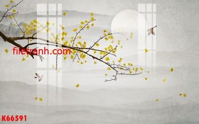 File gốc File gốc in tranh nền tường tổng hợp K66591 (cho in ấn) từ Filetranh.com