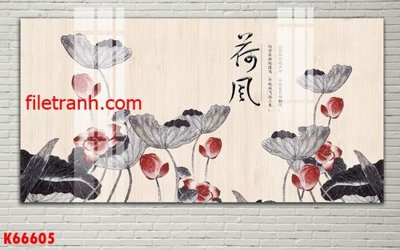 File gốc File gốc in tranh nền tường tổng hợp K66605 (cho in 3D) độc đáo