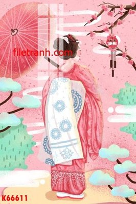 Download file gốc File gốc in tranh nền tường tổng hợp K66611 (in mica) trong suốt