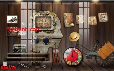 File tranh File gốc in tranh nền tường tổng hợp K66614 (bản gốc) trang trí văn phòng