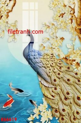 File in mica File gốc in tranh nền tường tổng hợp K66619 (ảnh gốc) đẹp