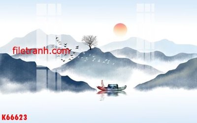 File tranh File gốc in tranh nền tường tổng hợp K66623 (bản gốc) treo quán cafe