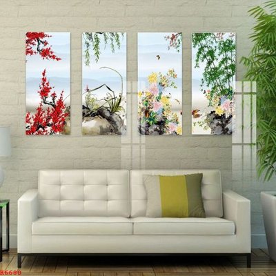 File tranh in tráng gương File gốc in tranh tổng hợp K6680 (siêu nét)