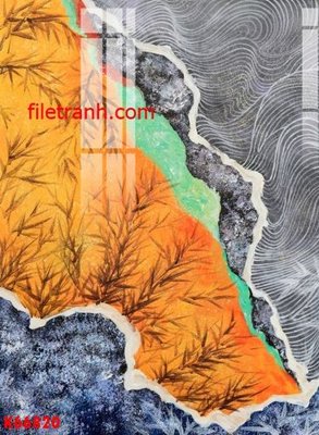 File gốc File gốc in tranh nền tường tổng hợp K66820 (in tráng gương) ốp tường