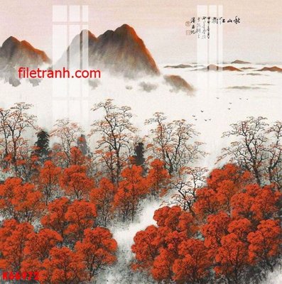 File gốc File gốc in tranh nền tường tổng hợp K66972 (AI/EPS) cho in ấn