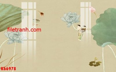 Download file gốc File gốc in tranh nền tường tổng hợp K66978 (in mica) trong suốt