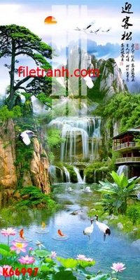 File gốc File gốc in tranh nền tường tổng hợp K66997 (phiên bản chuẩn) để in ấn
