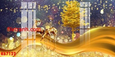 File in ấn File gốc in tranh nền tường tổng hợp K67122 (bản gốc) cao cấp