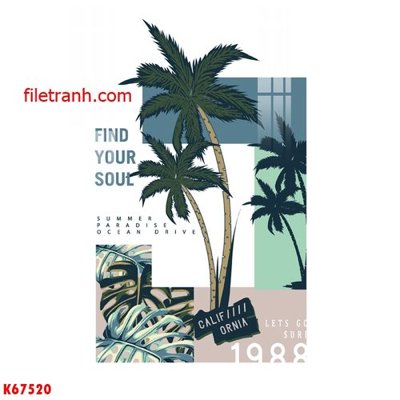 Tải file File gốc in tranh nền tường tổng hợp K67520 (gốc) làm file tranh quảng cáo