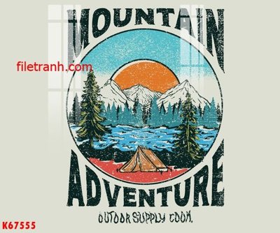 File gốc File gốc in tranh nền tường tổng hợp K67555 (in 3D) nghệ thuật