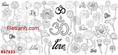 Download file File gốc in tranh nền tường tổng hợp K67633 (gốc) cho xưởng in