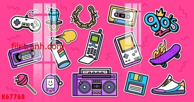 File tranh File gốc in tranh nền tường tổng hợp K67768 (bản gốc) in lụa 3D