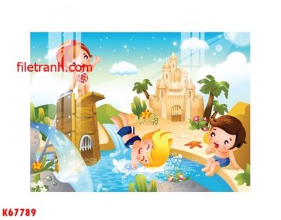 Ảnh mô tả file gốc in mica File gốc in tranh nền tường tổng hợp K67789