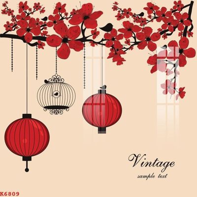 Ảnh gốc File gốc in tranh tổng hợp K6809 (siêu chi tiết) để in ấn