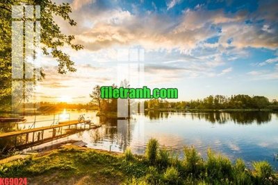 File in trần File gốc in tranh nền tường tổng hợp K69024 (bản gốc) phong cảnh