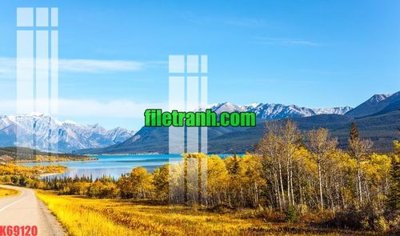 File tranh gốc PSD File gốc in tranh nền tường tổng hợp K69120 còn nguyên layer