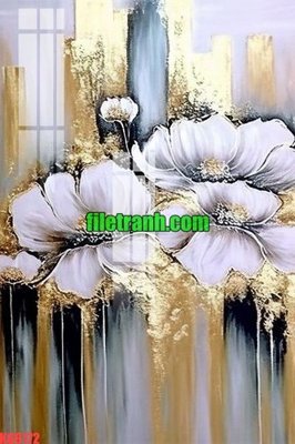 Download file gốc File gốc in tranh nền tường tổng hợp K69172 (in lụa) hoa lá