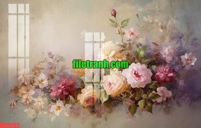 File gốc File gốc in tranh nền tường tổng hợp K69202 (PNG) chất lượng cao