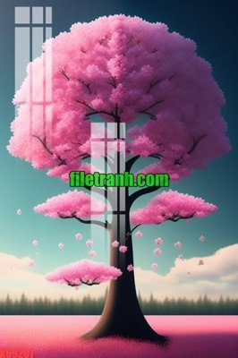 File in trần File gốc in tranh nền tường tổng hợp K69207 (bản gốc) mây trời