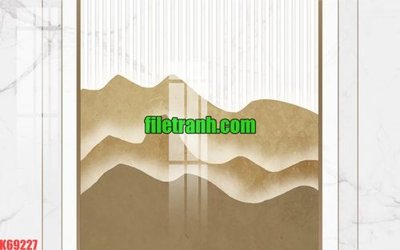 Ảnh gốc file in lụa File gốc in tranh nền tường tổng hợp K69227 chi tiết