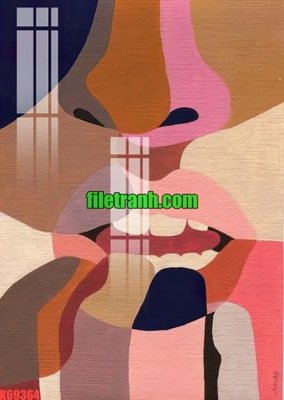 File tranh File gốc in tranh nền tường tổng hợp K69364 (bản gốc) in lụa dán tường