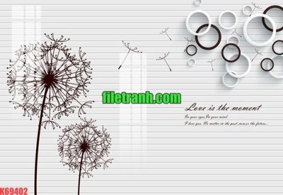 File gốc File gốc in tranh nền tường tổng hợp K69402 (cho in 3D) độc đáo