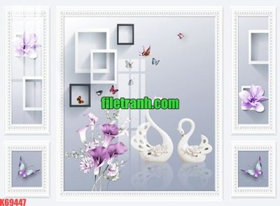 File in mica File gốc in tranh nền tường tổng hợp K69447 (bản gốc) siêu trong