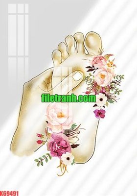 Ảnh gốc File gốc in tranh nền tường tổng hợp K69491 (nét căng) in mica